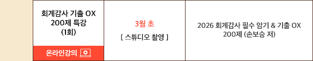 회계감사 200제